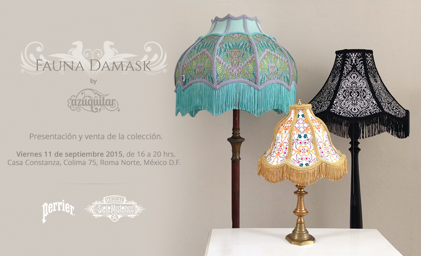 Presentación de la nueva colección de lámparas Fauna Damask